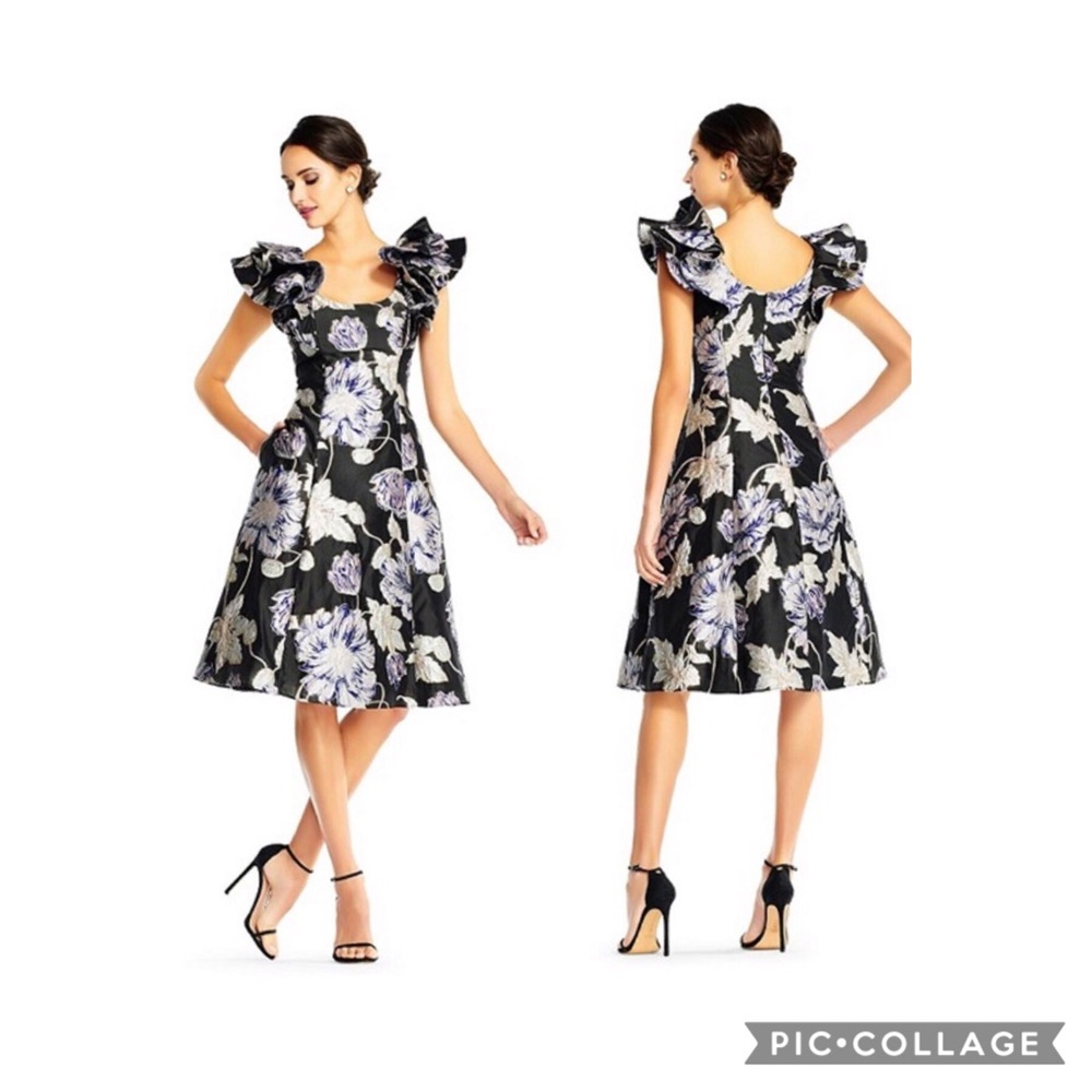 Aidanmatox cocktail print dress
